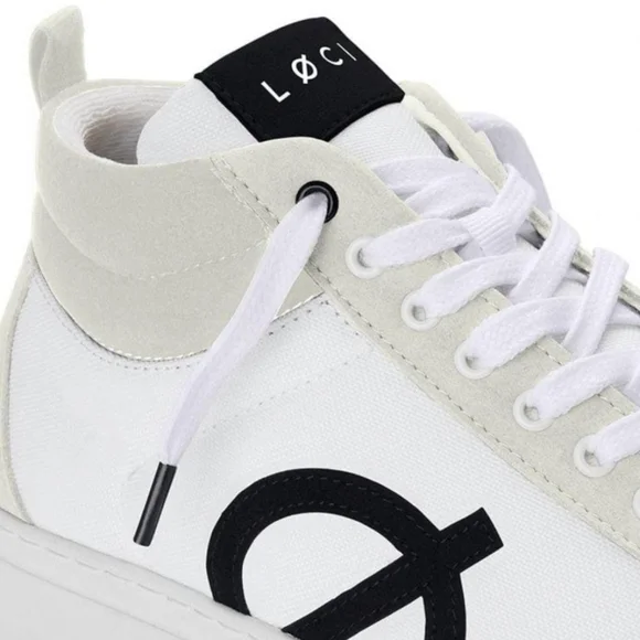 Loci Ten Vegan Logo High-Top Sneakers - Picture 3 of 16